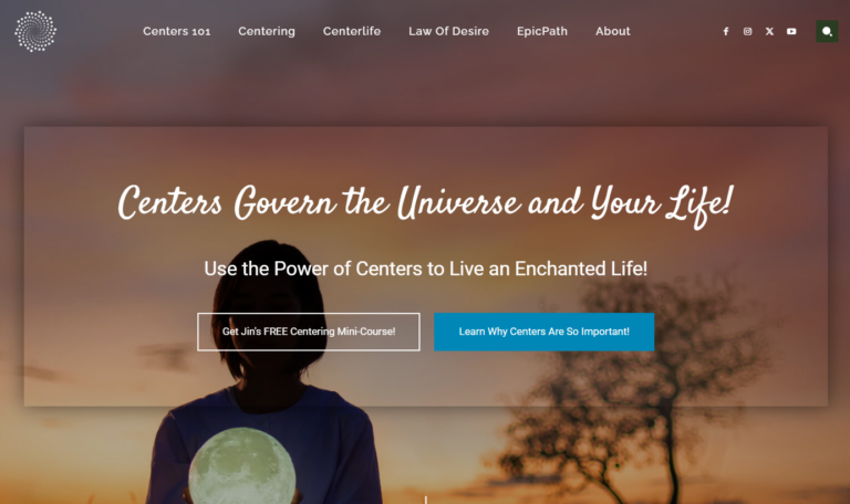 Launch of My Revamped CenterLife Site!