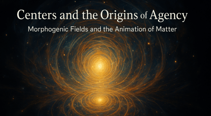 New Paper: Centers and the Animation of Matter